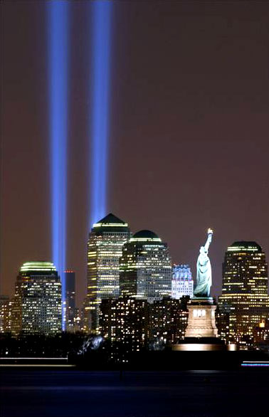 Twin Towers Tribute in Light