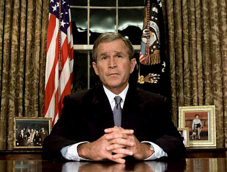 President Bush addresses the nation