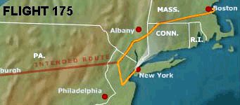 Flight 171 Route